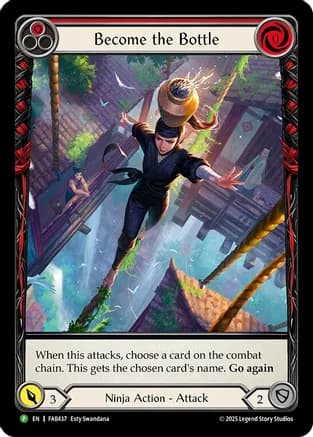 Become The Bottle (Red) — Flesh and Blood: Promo Cards
