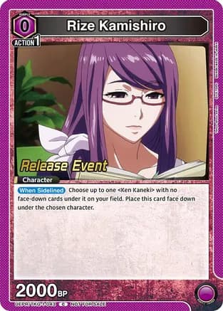 Rize Kamishiro (043) — UE18BT: Tokyo Ghoul Release Event Cards