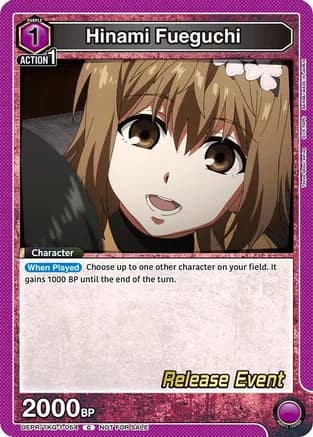 Hinami Fueguchi (054) — UE18BT: Tokyo Ghoul Release Event Cards