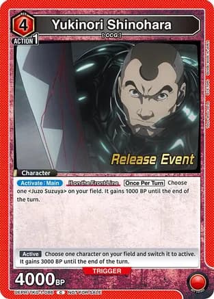 Yukinori Shinohara — UE18BT: Tokyo Ghoul Release Event Cards