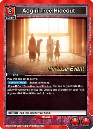 Aogiri Tree Hideout — UE18BT: Tokyo Ghoul Release Event Cards