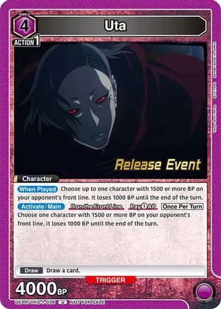 Uta (036) — UE18BT: Tokyo Ghoul Release Event Cards