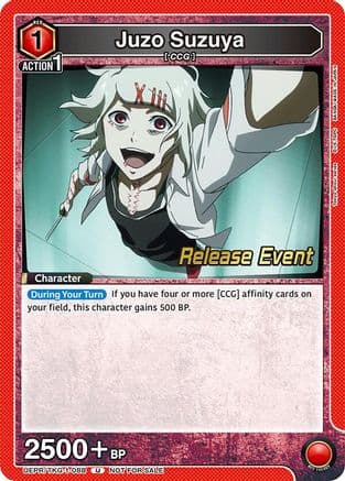 Juzo Suzuya (088) — UE18BT: Tokyo Ghoul Release Event Cards