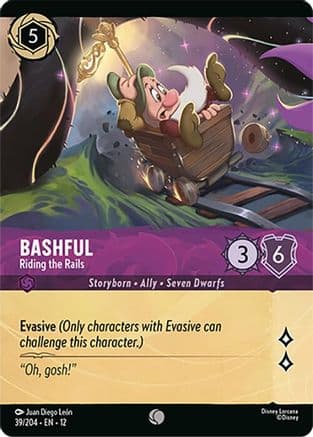 Bashful - Riding the Rails (Foil) — Wilds Unknown