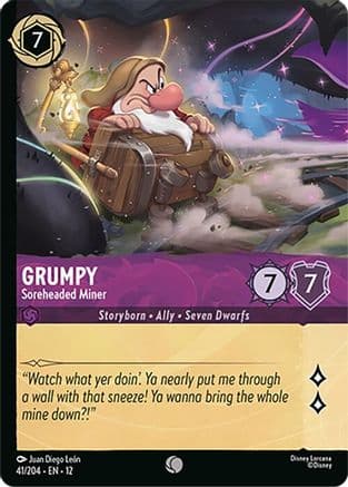 Grumpy - Soreheaded Miner (Foil) — Wilds Unknown