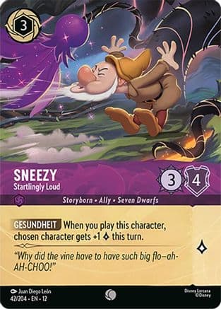 Sneezy - Startlingly Loud (Foil) — Wilds Unknown