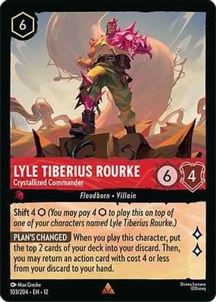 Lyle Tiberius Rourke - Crystallized Commander — Wilds Unknown