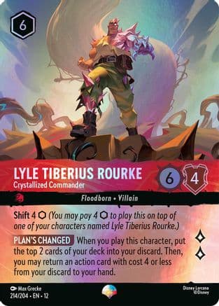 Lyle Tiberius Rourke - Crystallized Commander (Epic) — Wilds Unknown