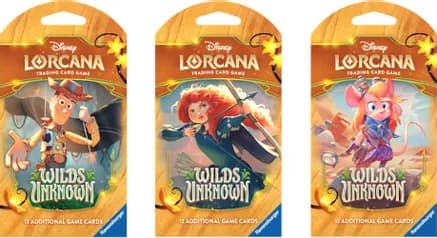 Disney Lorcana: Wilds Unknown Sleeved Booster Pack Art Bundle [Set of 3] — Wilds Unknown