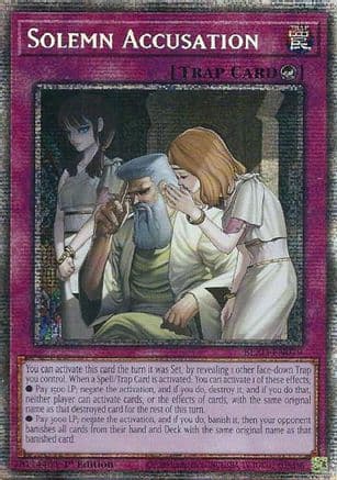 Solemn Accusation (Starlight Rare) — Yu-Gi-Oh! card