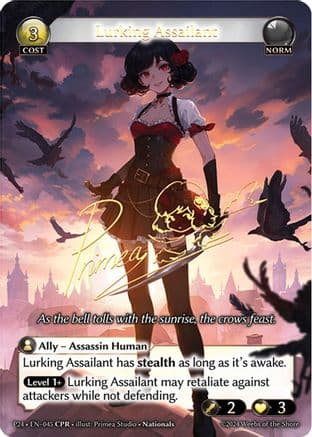 Lurking Assailant (CPR) — Promotional Cards