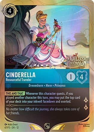 Cinderella - Resourceful Traveler — Disney Lorcana Promo Cards