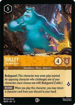 Sulley - The New Boss — Disney Lorcana Promo Cards