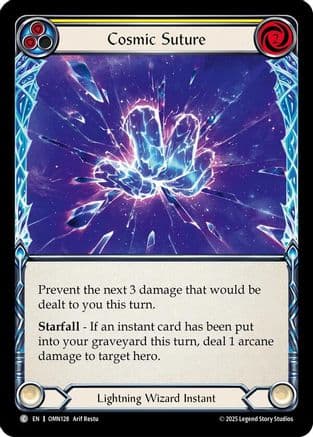Cosmic Suture (Yellow) — Omens of the Third Age