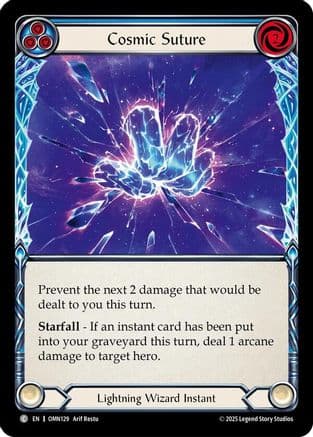 Cosmic Suture (Blue) — Omens of the Third Age