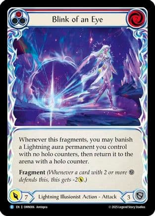 Blink of an Eye — Omens of the Third Age