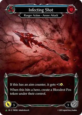 Infecting Shot (Blue) (Marvel) - TNP006 — Flesh and Blood: Promo Cards