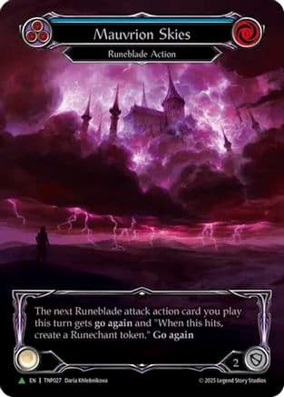 Mauvrion Skies (Blue) (Marvel) - TNP027 — Flesh and Blood: Promo Cards