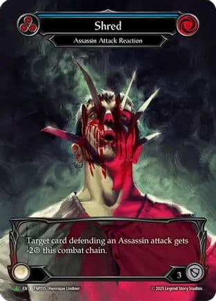 Shred (Blue) (Marvel) - TNP015 — Flesh and Blood: Promo Cards
