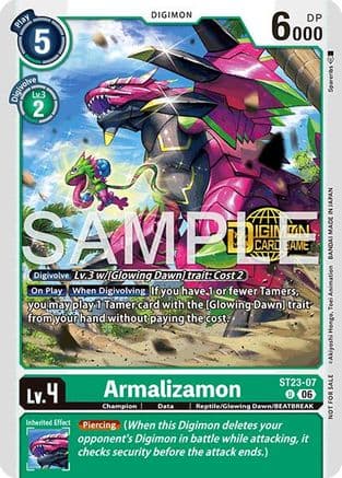 Armalizamon (Welcome Tamers Pack Vol.2) — Starter Deck 23: Beatbreak Release Event Cards