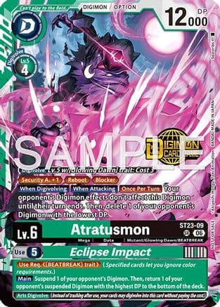 Atratusmon // Eclipse Impact (Welcome Tamers Pack Vol.2) — Starter Deck 23: Beatbreak Release Event Cards