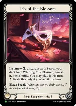 Iris of the Blossom - JDG063 — Flesh and Blood: Promo Cards