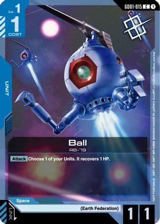 Ball  (Judge Pack 02) — Gundam Promotional Cards