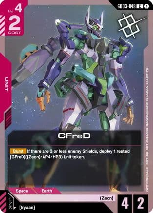 GFreD (Judge Pack 02) — Gundam Promotional Cards