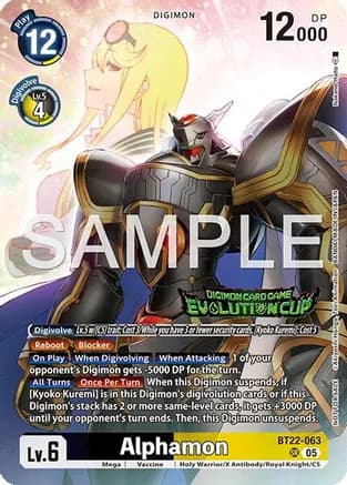 Alphamon (Evolution Cup 2026 Vol. 2) — Cyber Eden