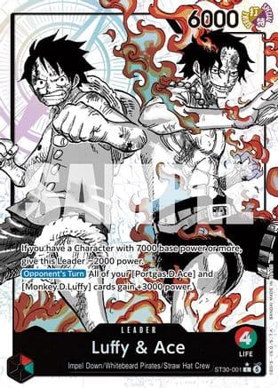 Luffy & Ace (Parallel) — Starter Deck EX: Luffy & Ace