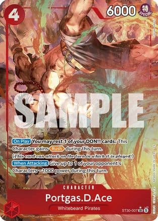 Portgas.D.Ace (007) (Parallel) — Starter Deck EX: Luffy & Ace