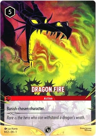 Dragon Fire (9/C2) — Disney Lorcana Promo Cards
