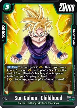 Son Gohan : Childhood - FB10-054 — Cross Force