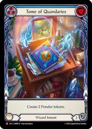 Tome of Quandaries (Blue) (Extended Art) — Omens of the Third Age