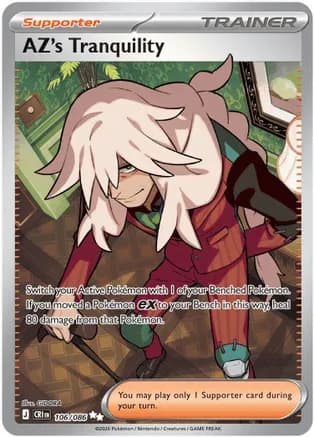 AZ's Tranquility - 106/086 — ME04: Chaos Rising Pokémon TCG card by GIDORA
