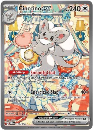 Cinccino ex - 119/086 — Pokémon TCG card