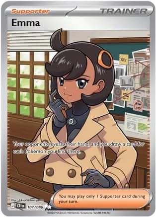 Emma - 107/086 — ME04: Chaos Rising Pokémon TCG card by Akira Komayama