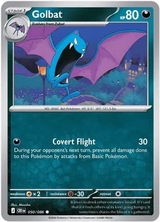 Golbat — ME04: Chaos Rising Pokémon TCG card by Mousho