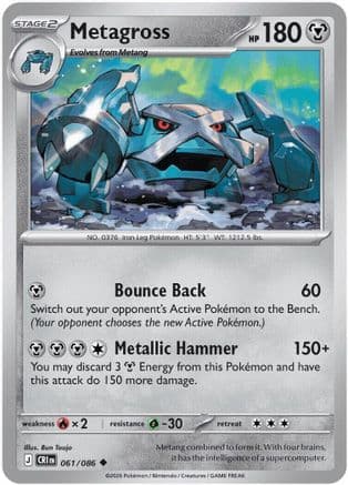 Metagross — ME04: Chaos Rising Pokémon TCG card by Bun Toujo
