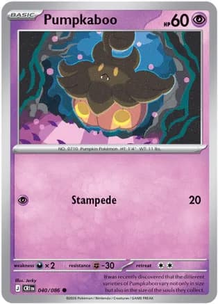 Pumpkaboo — ME04: Chaos Rising Pokémon TCG card by Jerky