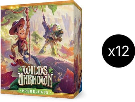 Disney Lorcana: Wilds Unknown Prerelease Box Case — Wilds Unknown