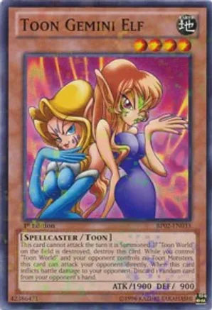 Toon Gemini Elf (Mosaic Rare) — Battle Pack 2: War of the Giants