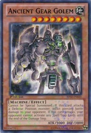 Ancient Gear Golem (Mosaic Rare) — Battle Pack 2: War of the Giants
