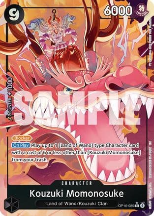 Kouzuki Momonosuke (085) (Alternate Art) — The Time of Battle
