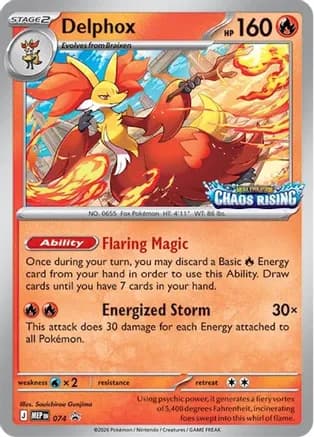Delphox - 074 — ME: Mega Evolution Promo