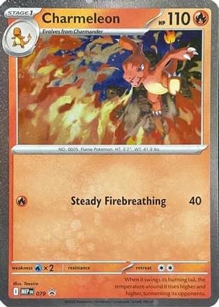 Charmeleon - 079 (Cosmos Holo) — ME: Mega Evolution Promo