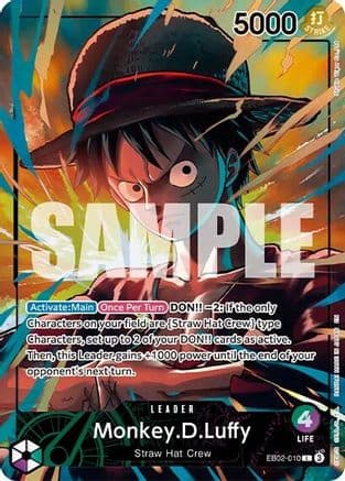 Monkey.D.Luffy (Official Playmat Limited Edition Vol.5) — One Piece Promotion Cards