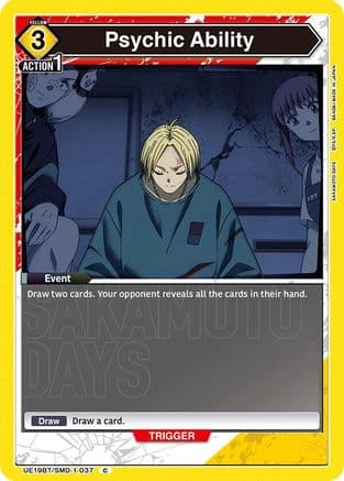 Psychic Ability — UE19BT: SAKAMOTO DAYS