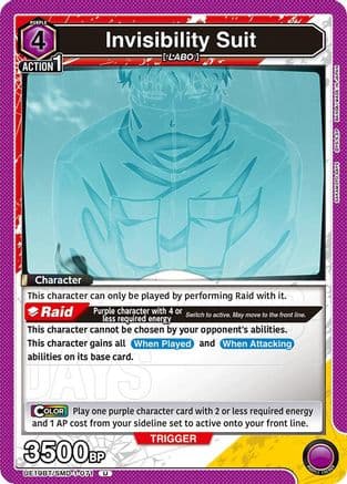 Invisibility Suit — UE19BT: SAKAMOTO DAYS