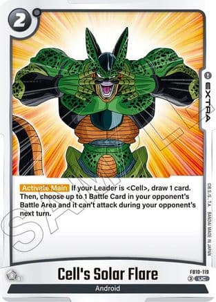 Cell's Solar Flare — Cross Force